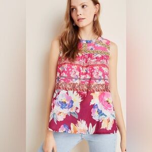 Anthropologie Vineet Bahl Roderiga Embroidered Blouse